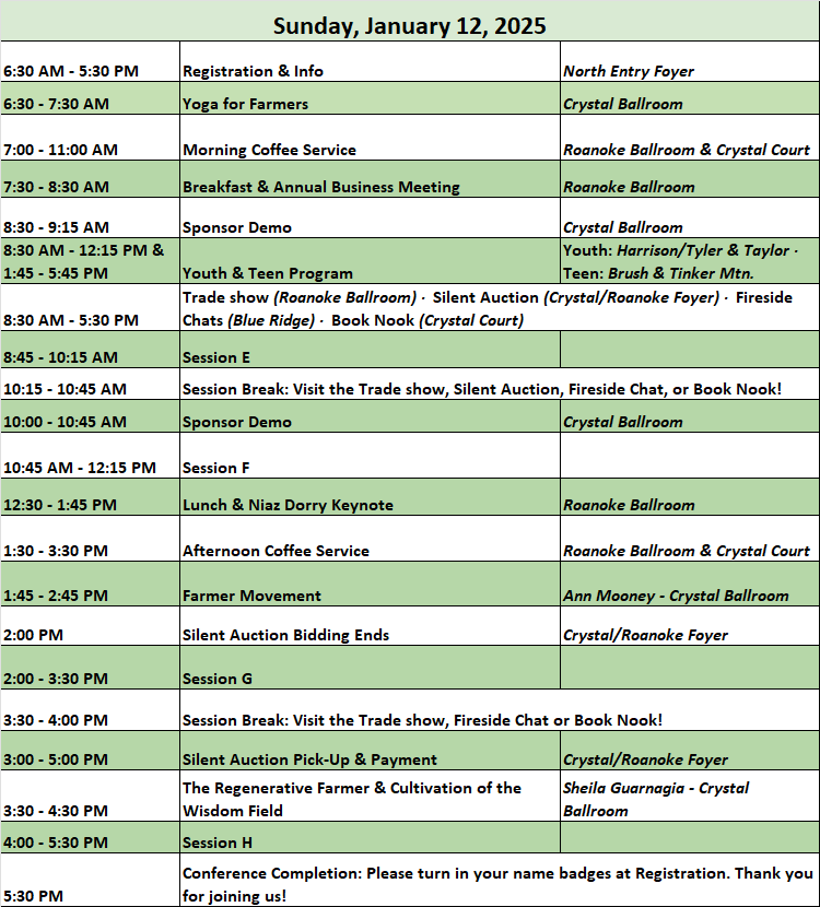 A detailed weekly schedule with meetings and events from August 14 to August 18.